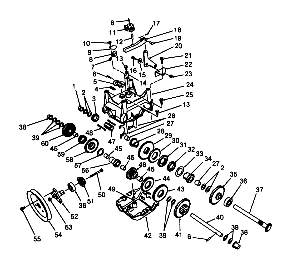 Transmission Assembly No. 62-0190