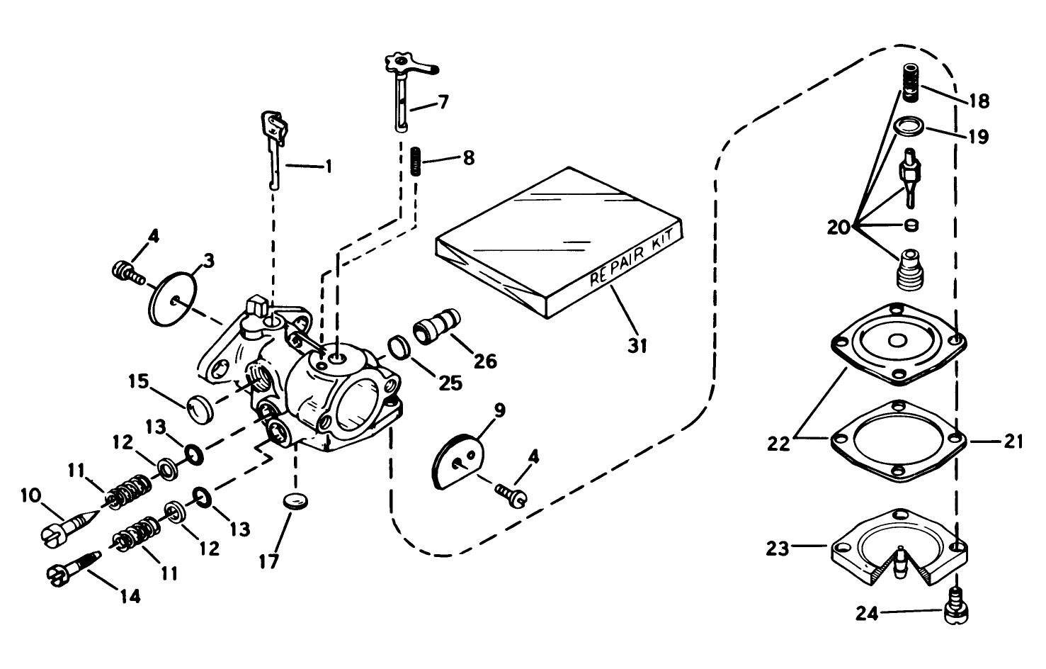 Carburetor No.632142a