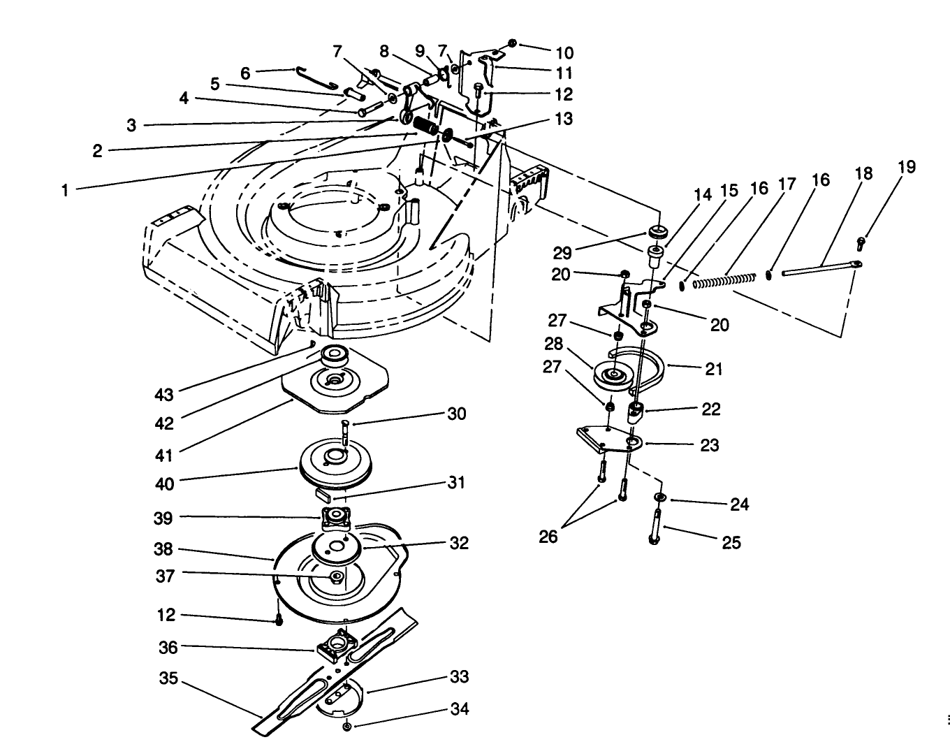 Blade Brake Clutch Assembly