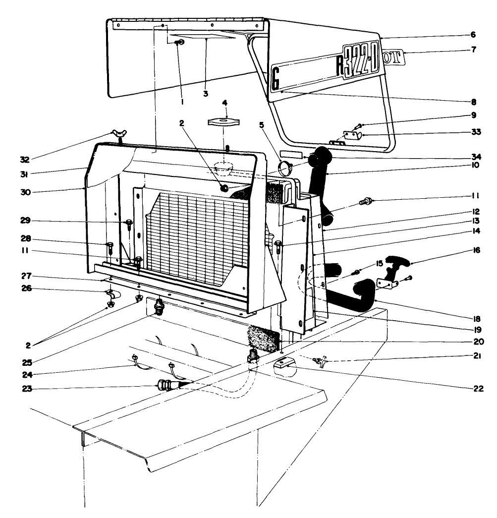 Radiator & Hood Assembly