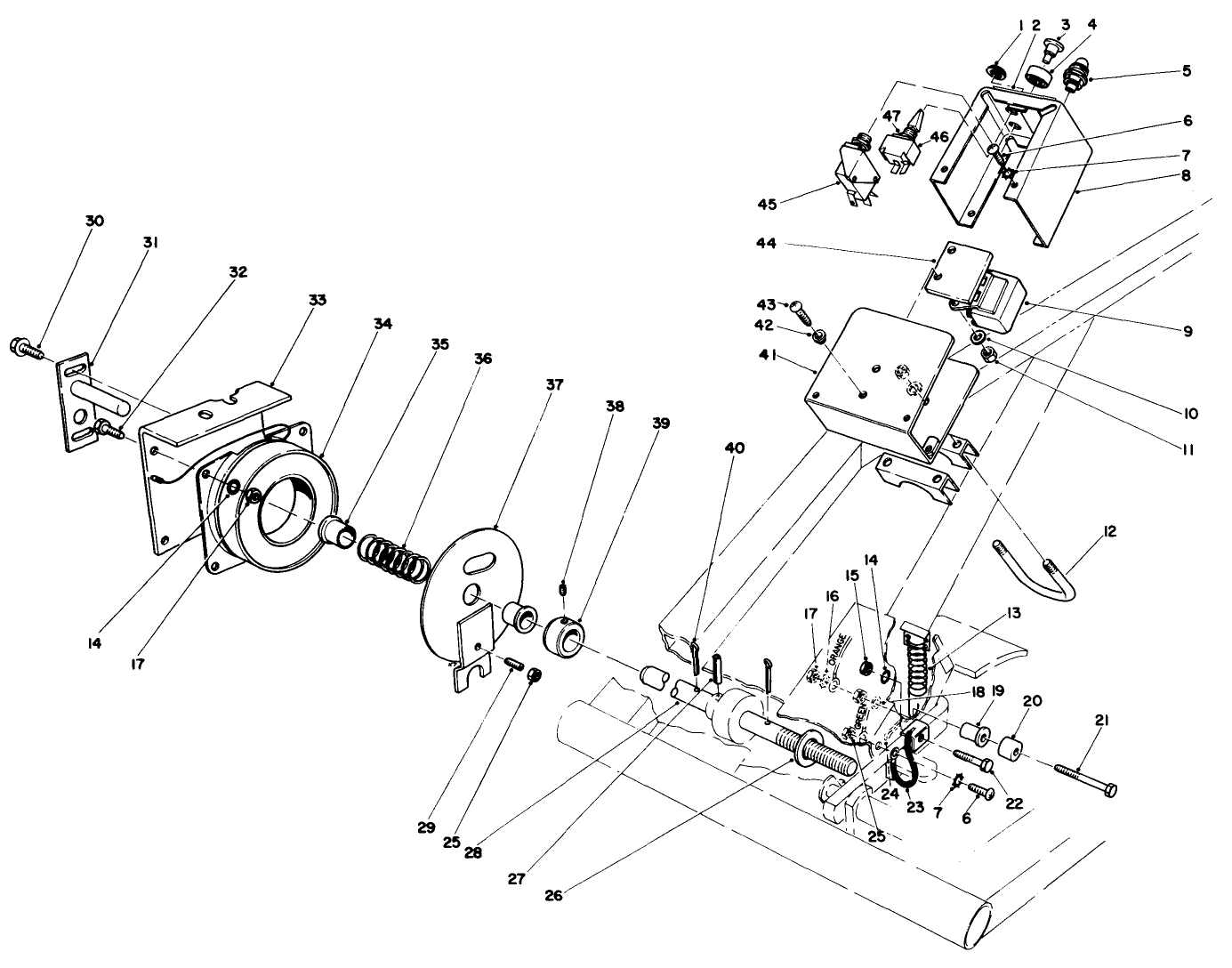 Cruise Control Kit Model No. 30783 (optional)
