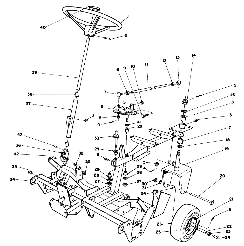 Frame And Steering Assembly
