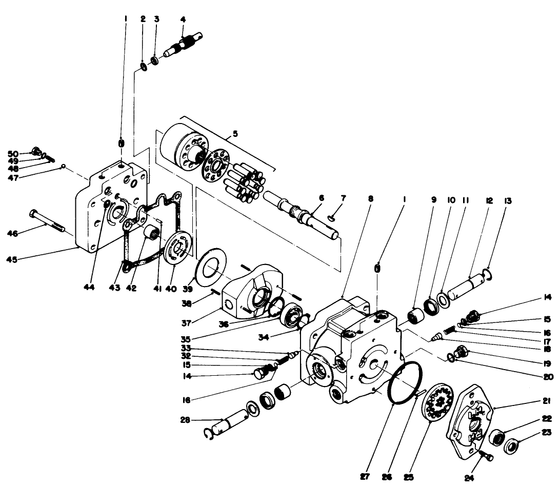 Hydraulic Pump Assembly No. 61-0080