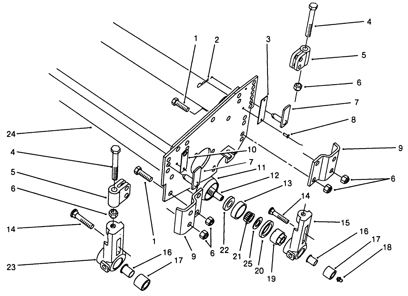 8 Blade Cutting Unit Roller Assembly
