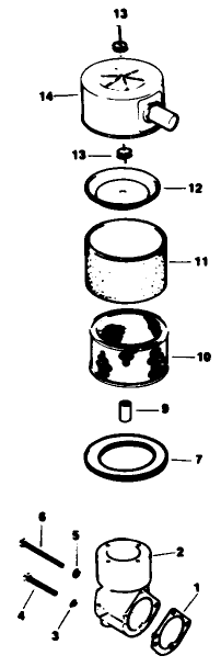 Air Intake-Engine Model No. M16 Spec. No. 711526