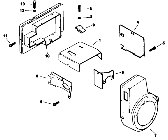 Baffles & Shroud-Engine Model No. M16 Spec. No. 711526