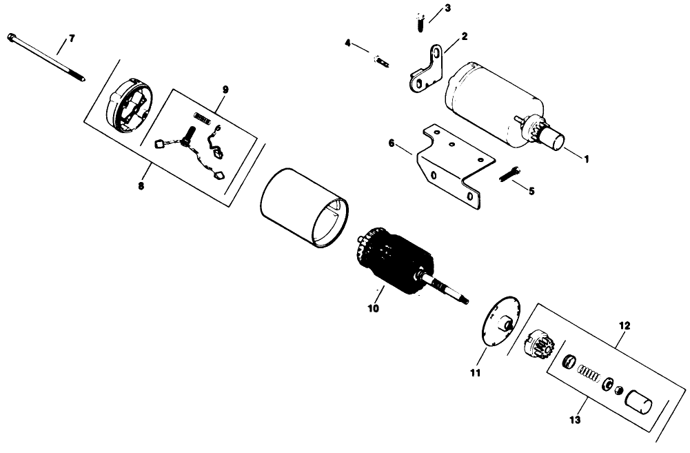 Electric Starter-Engine Model No. M16 Spec. No. 711526 (cont.)