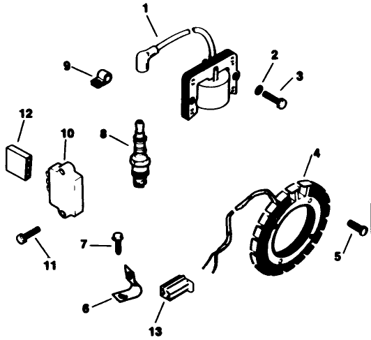 Ignition-Engine Model No. M16 Spec. No. 711526 (cont.)