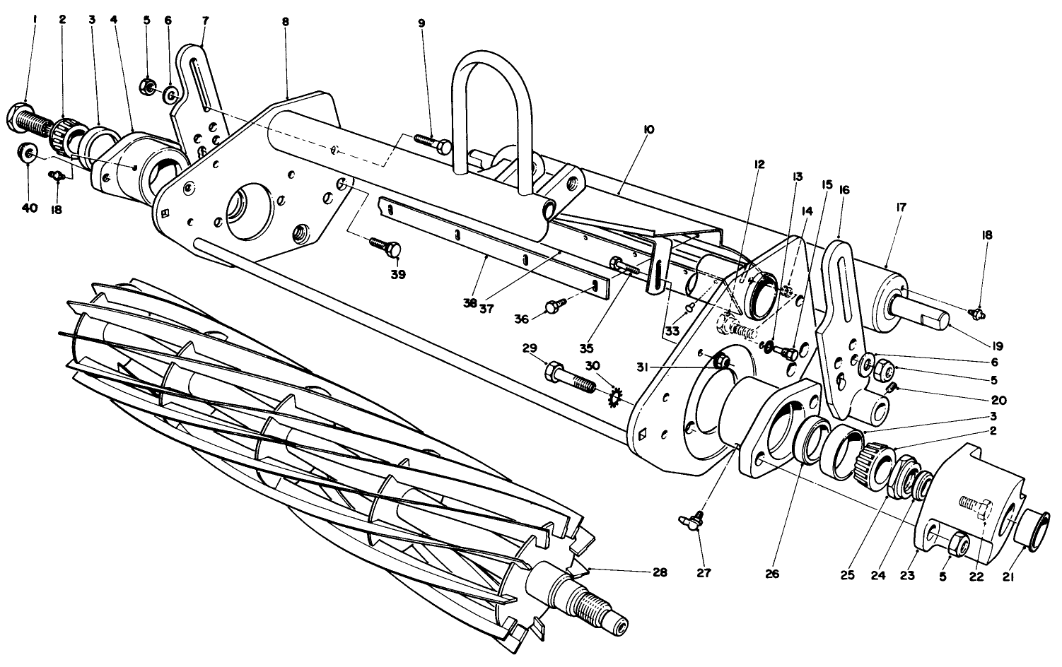Cutting Unit (11 Blade) Model No. 04450 (18 Blade) Model No. 04468