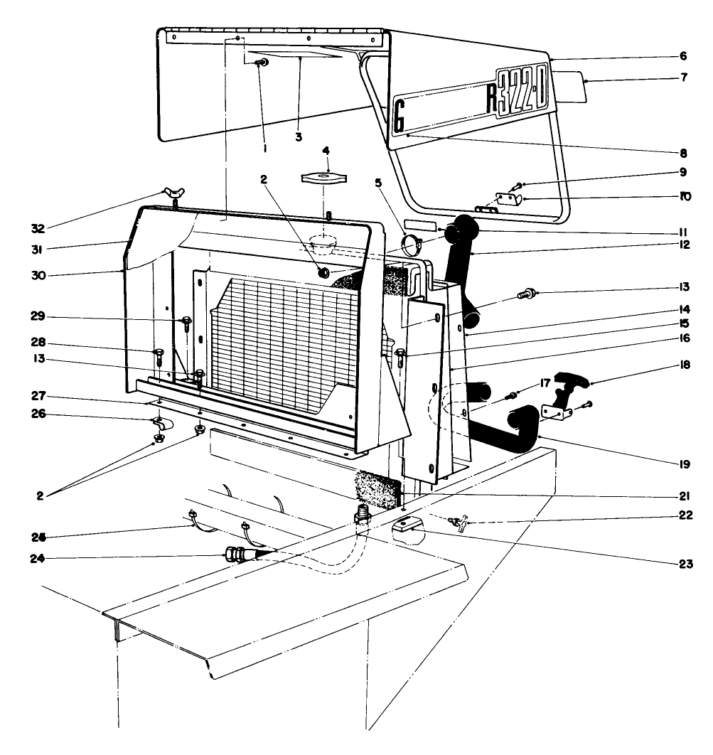 Radiator & Hood Assembly