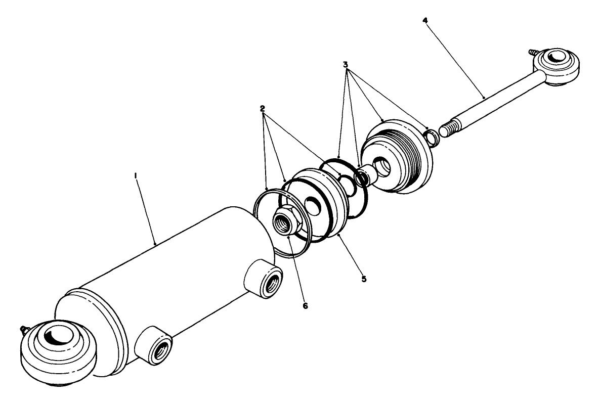 Hydraulic Steering Cylinder Assembly No. 63-9240