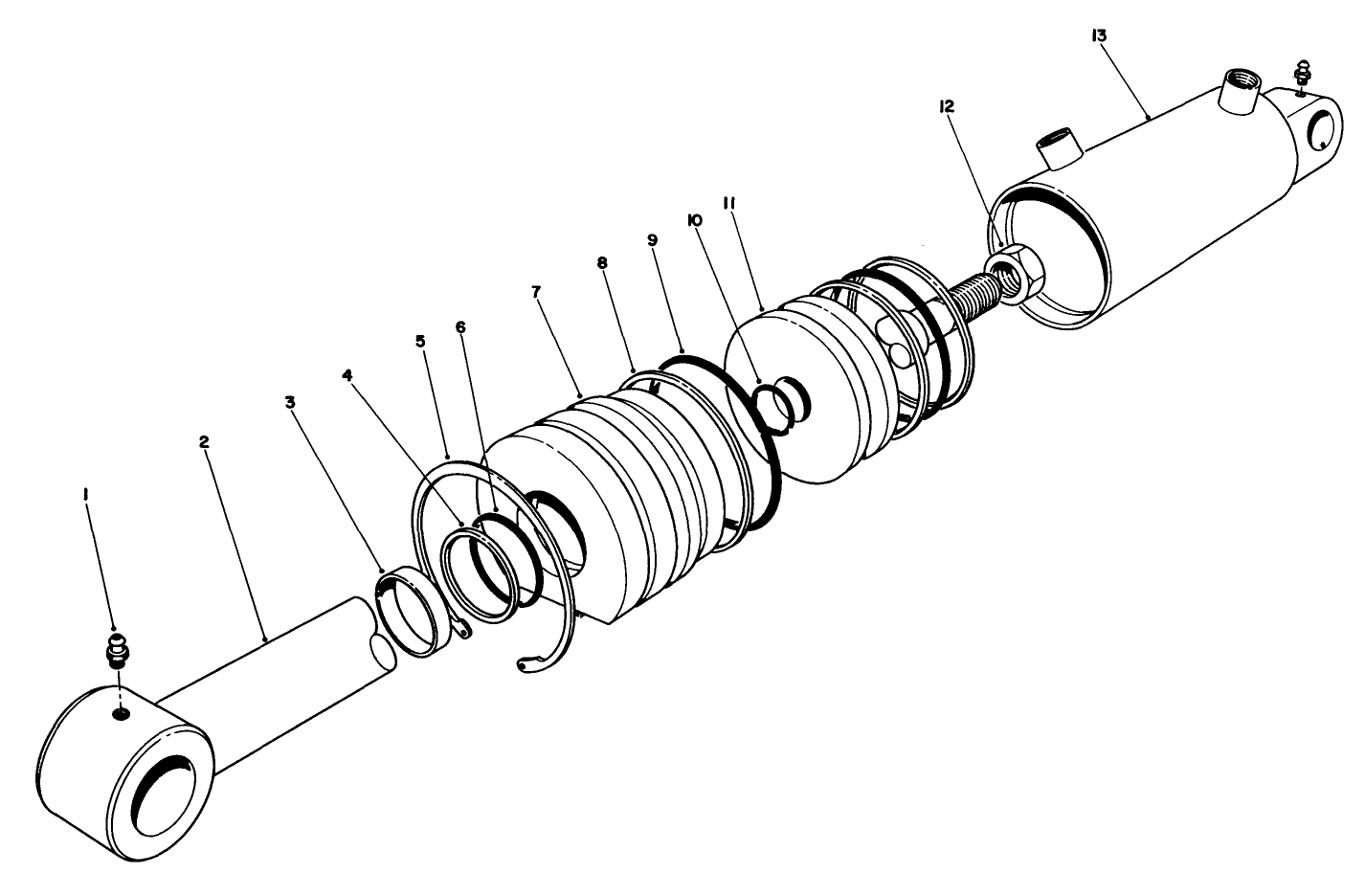 Hydraulic Lift Cylinder No. 66-1250