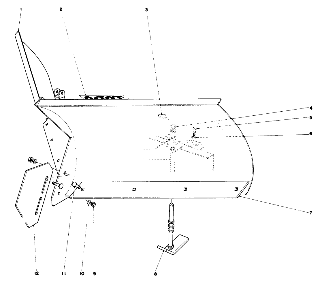 V-Plow Model No. 30750 (optional)