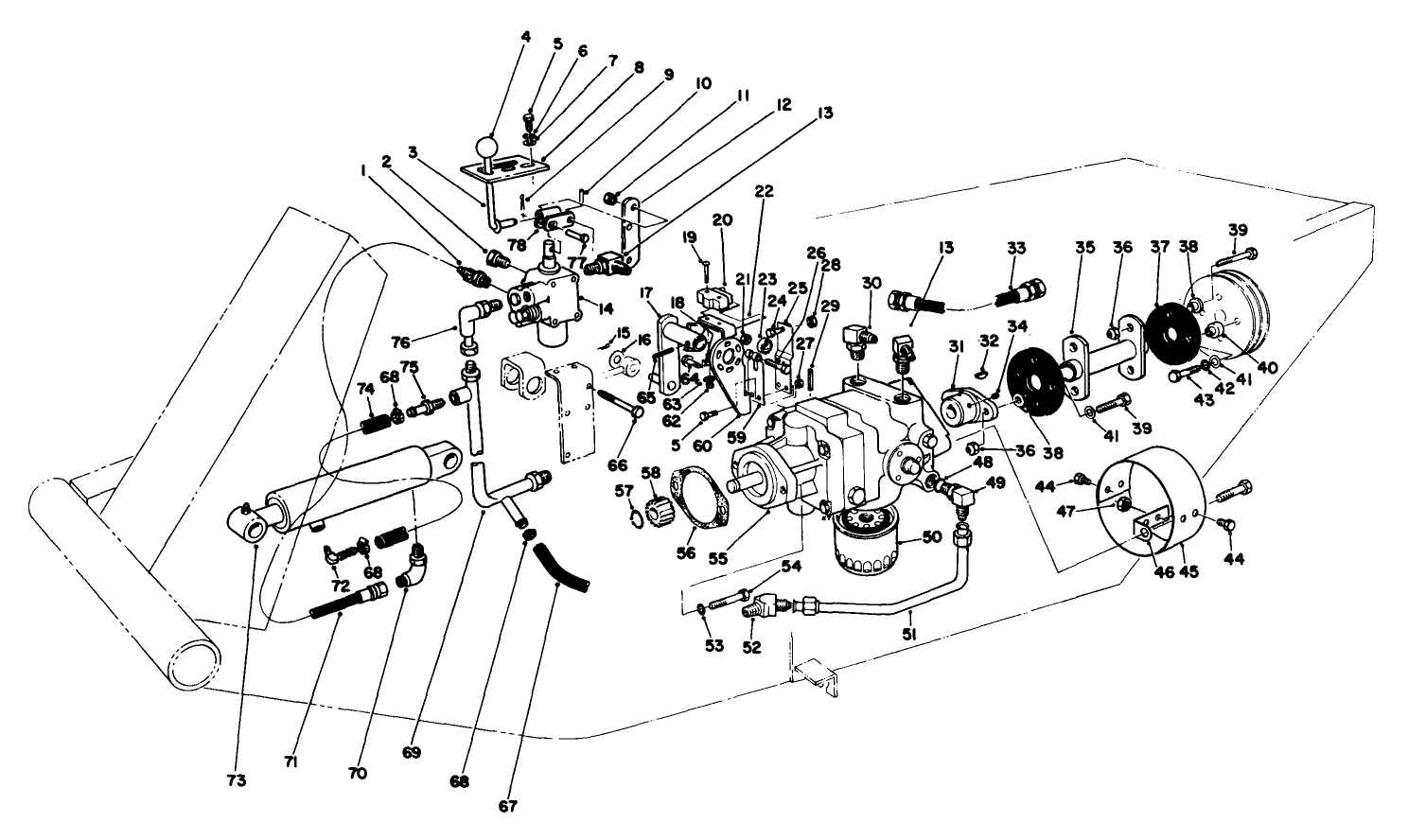 Hydrostatic Transmission & Valve Assembly