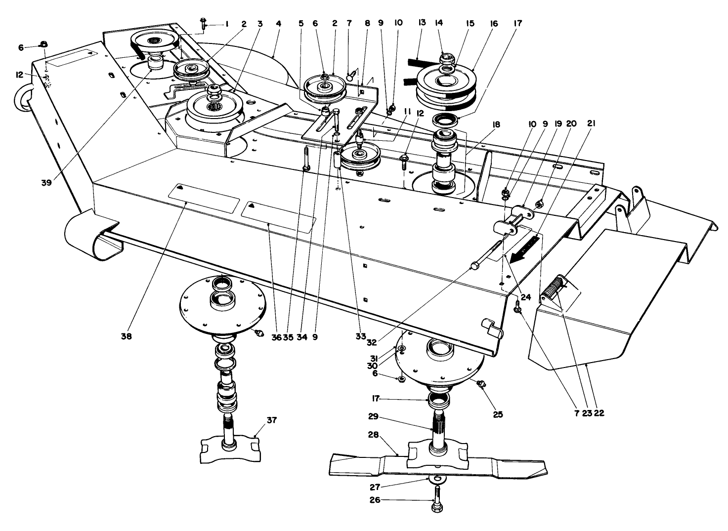 Cutting Unit Model No. 30721