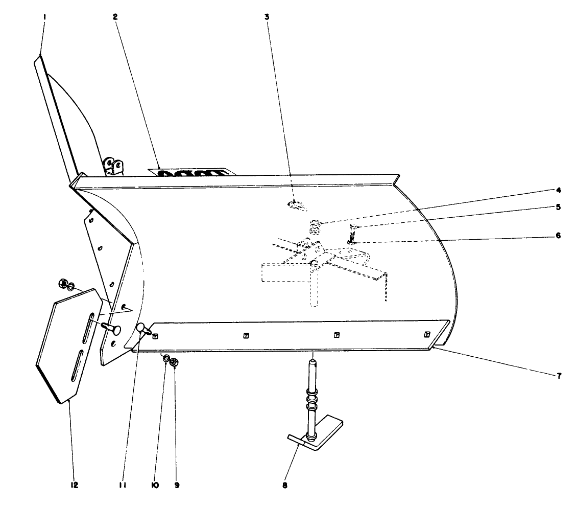 V-Plow Model No. 30750 (optional)