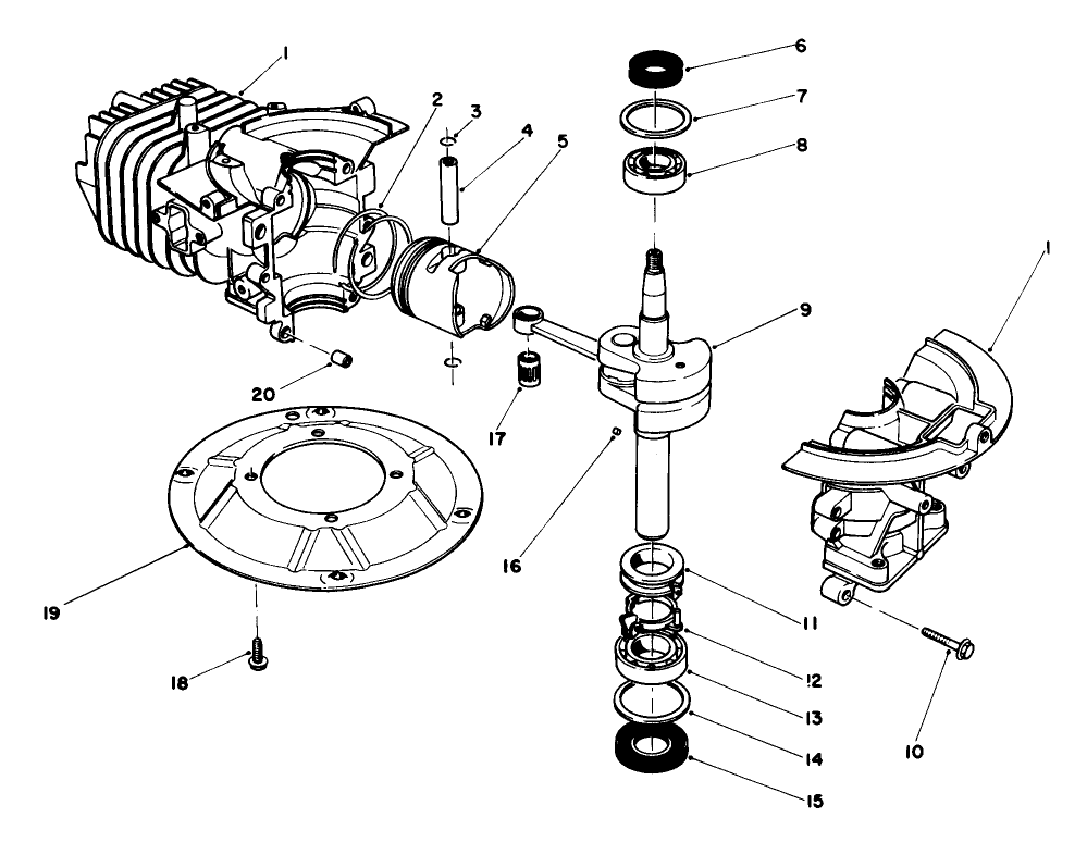 Engine Assembly Model No. 47ph7