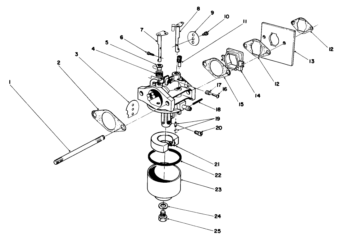 Engine Assembly Model No. 47ph7 (continued)