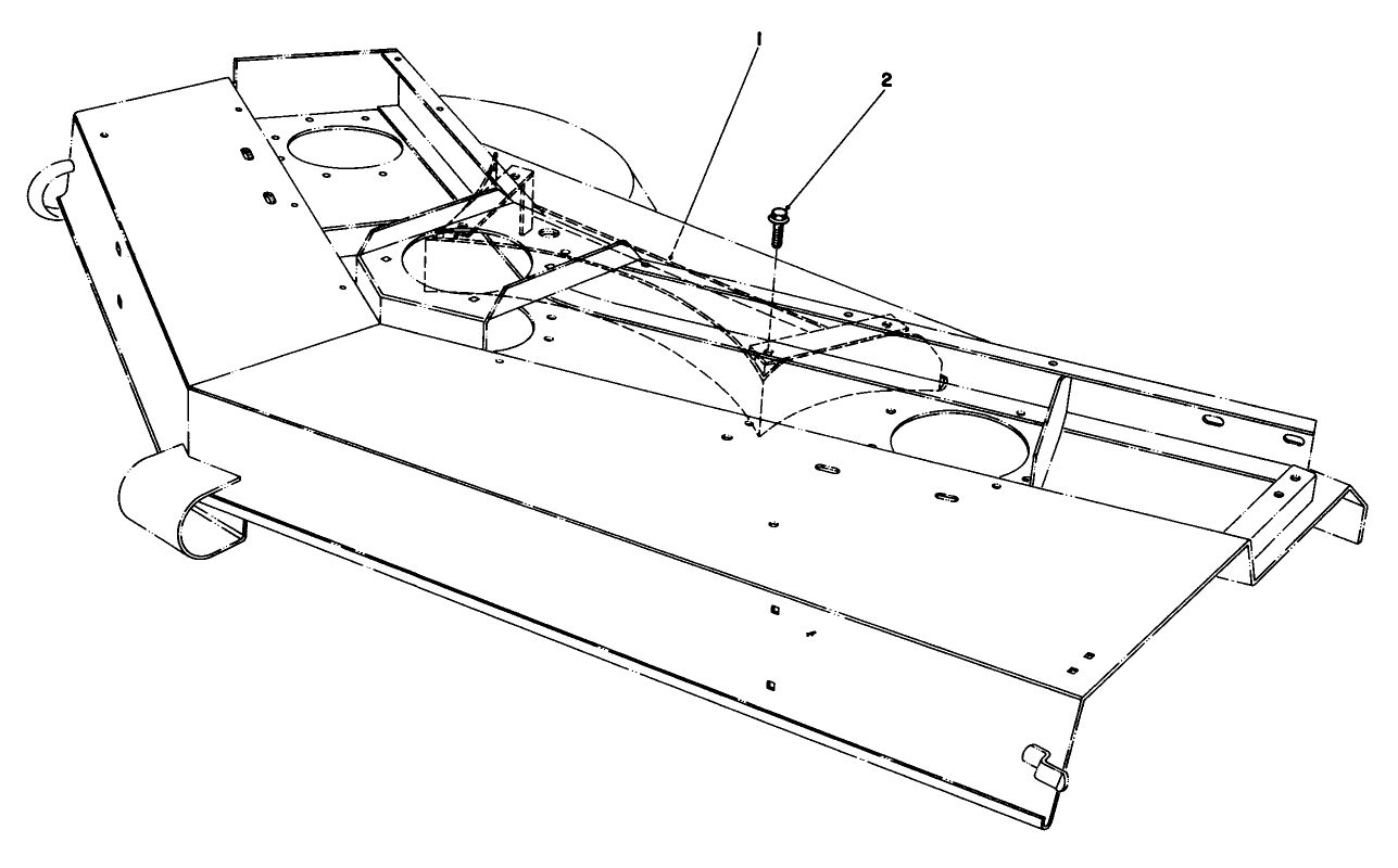 Rear Baffle Kit Model No. 51-1460 (optional)