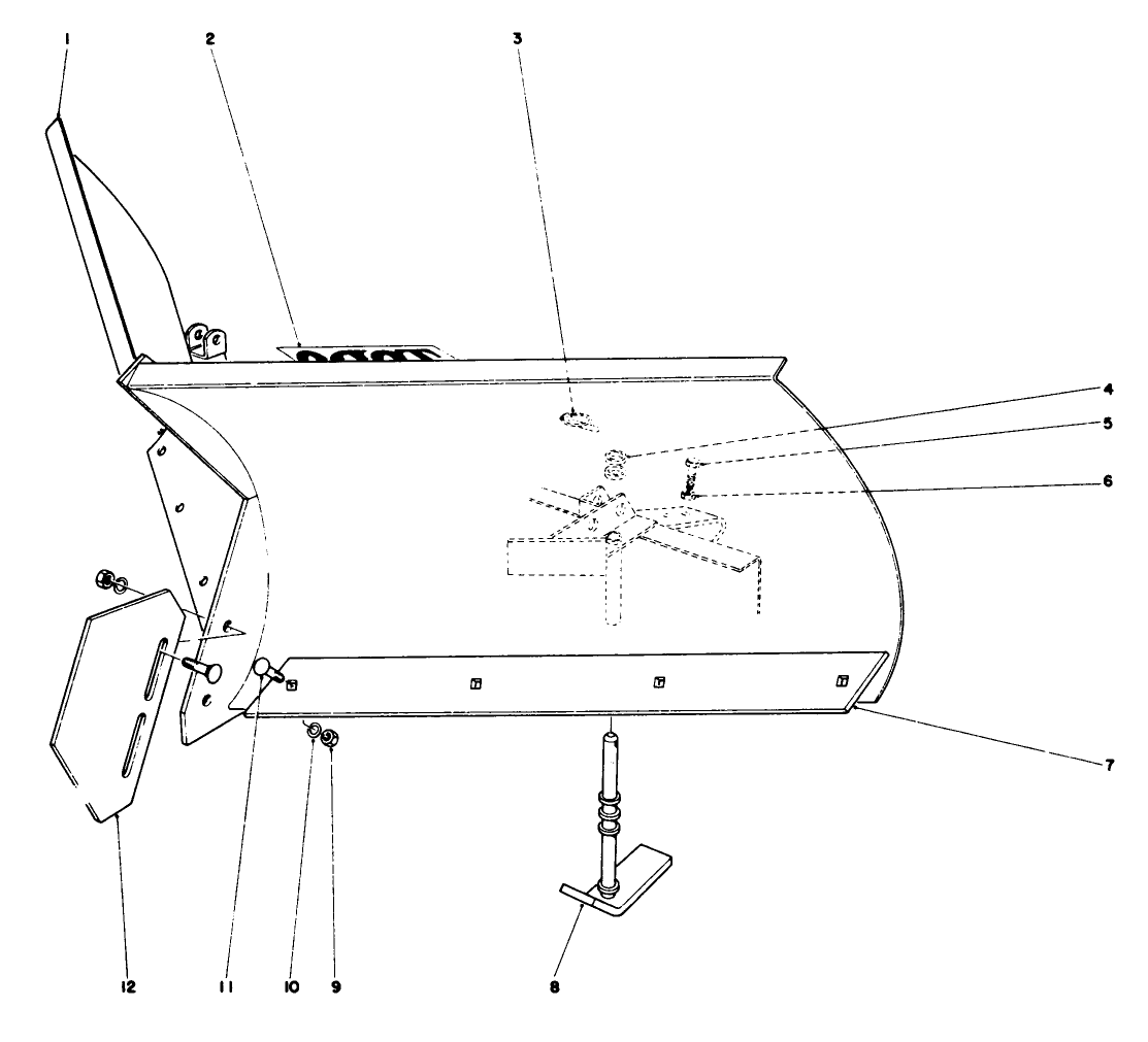 V-Plow Model No. 30750 (optional)