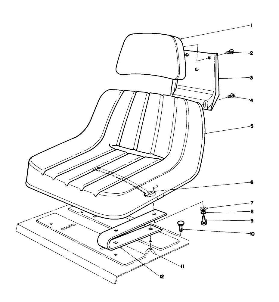 Standard Seat Kit Model No. 30746 (optional)