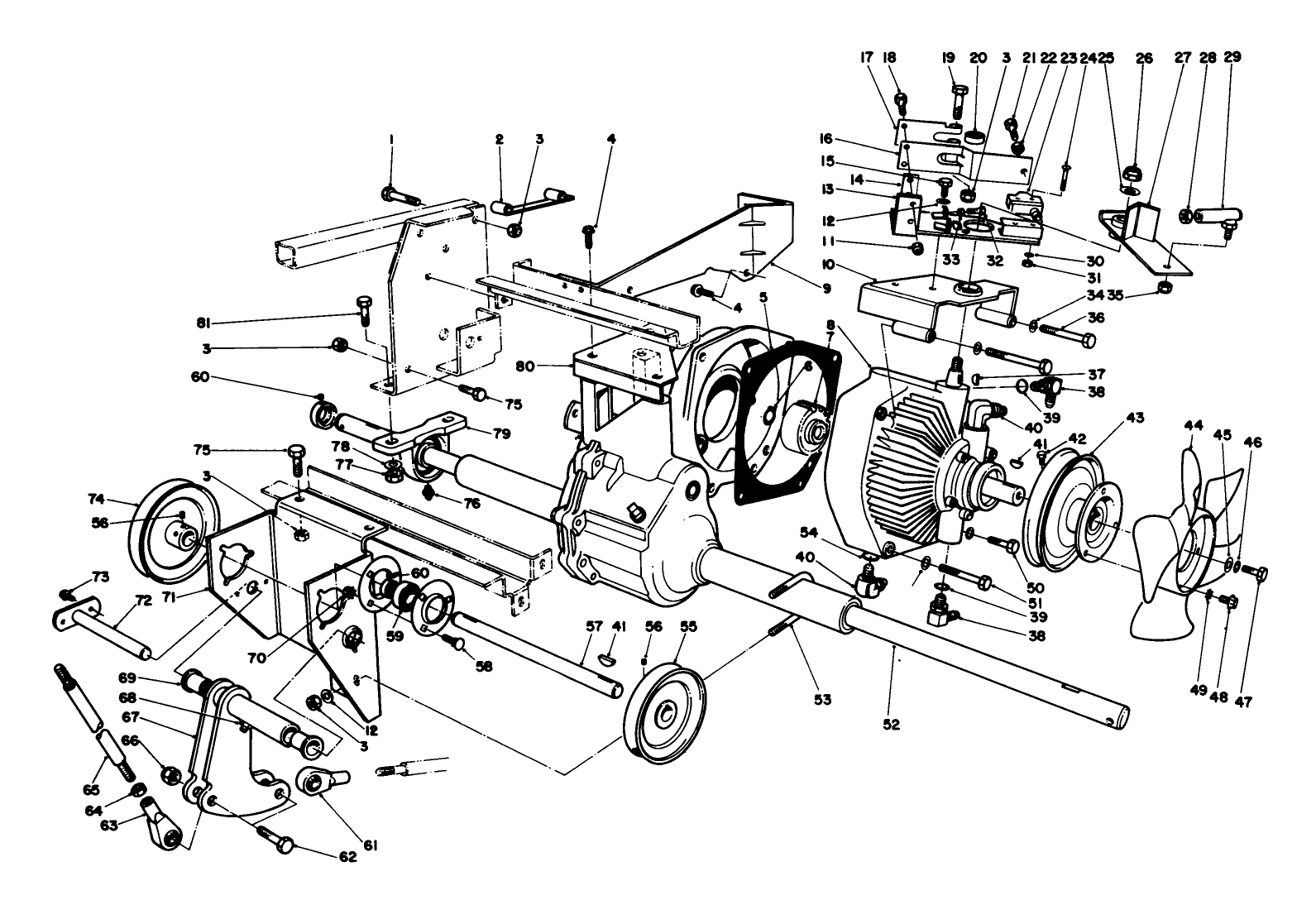 Transmission & Differential Assembly