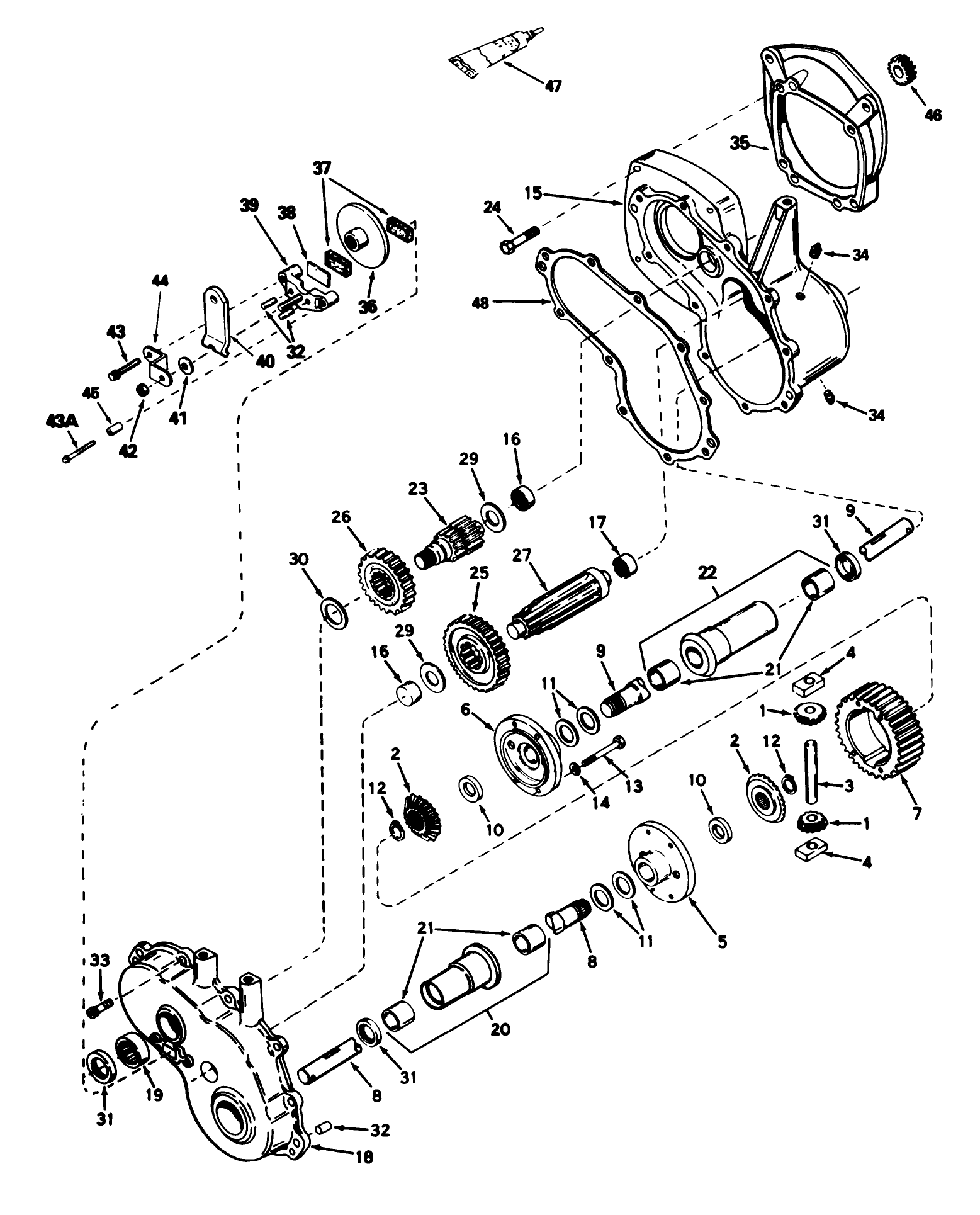 Gear Reduction & Differential No. 1310-001a