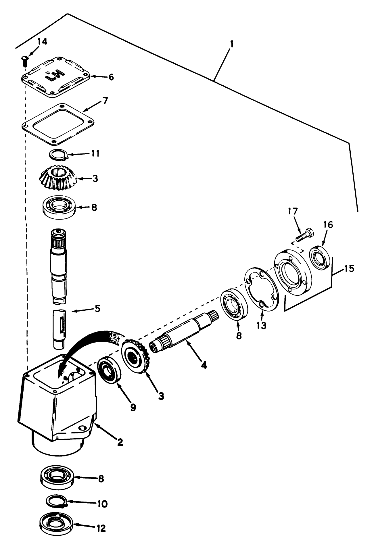 Grass Collection System Model No. 30751 & 30576 (optional) (continued) Gear Box Assembly Model No. 4398-P91