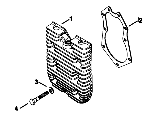 Cylinder Head Kohler Engine Model No. Kt1 7qs Type No. 24324