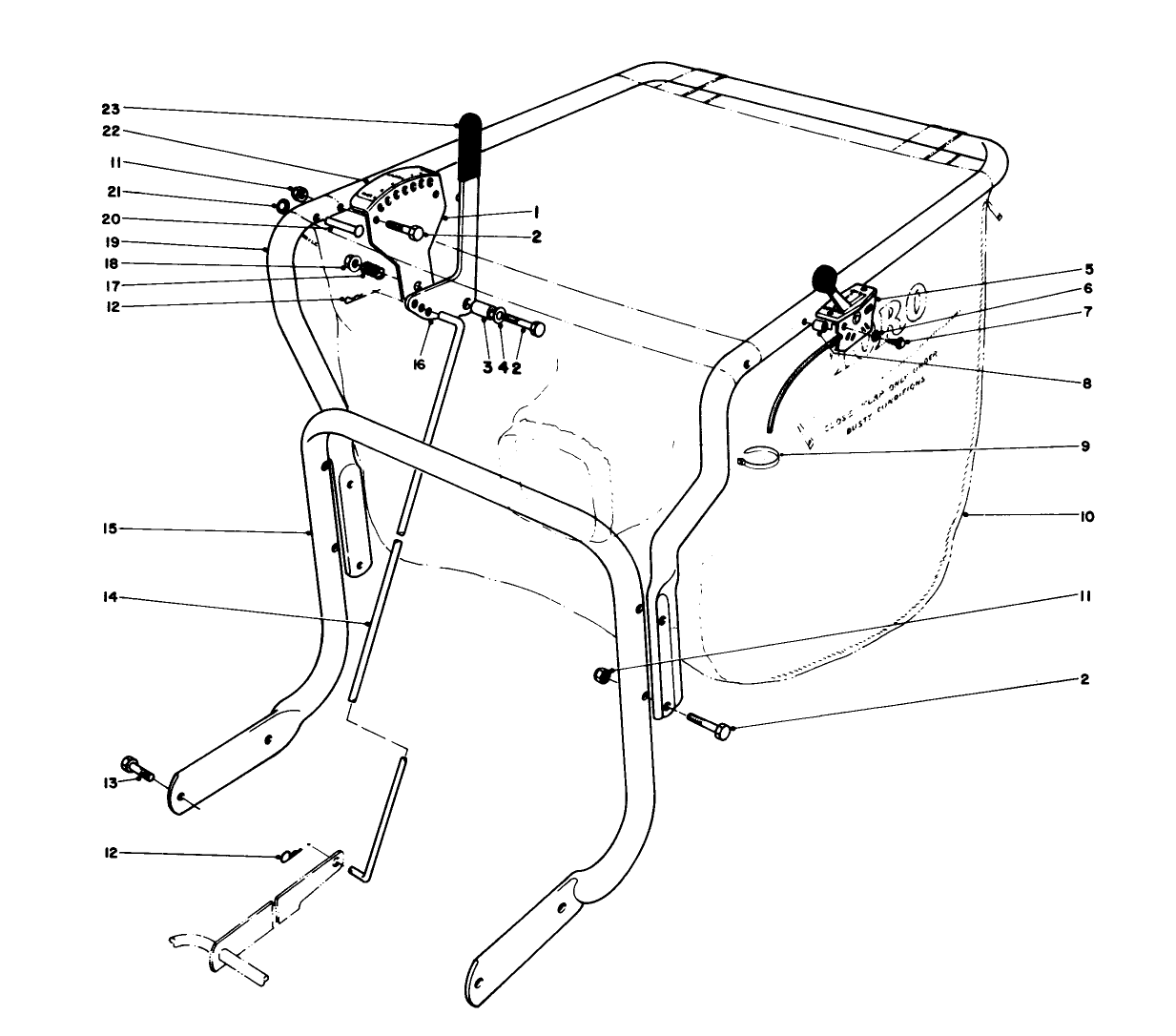 Controls And Handle Assembly (model 62912)