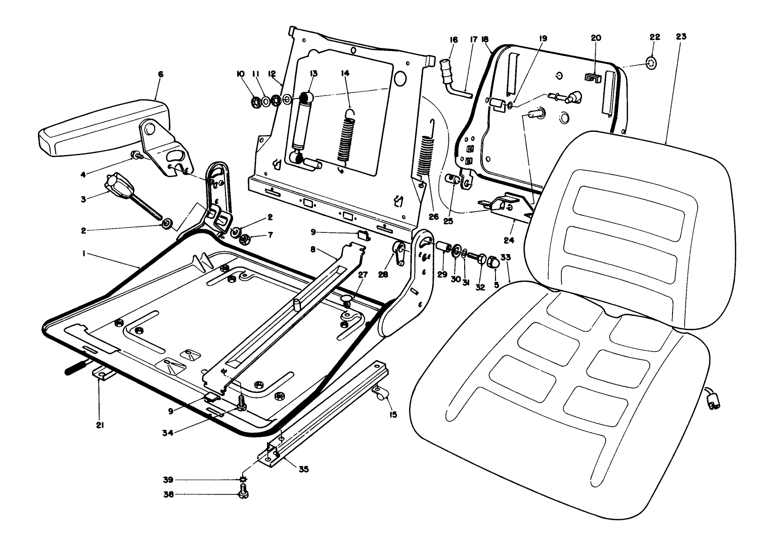 Suspension Seat Assembly