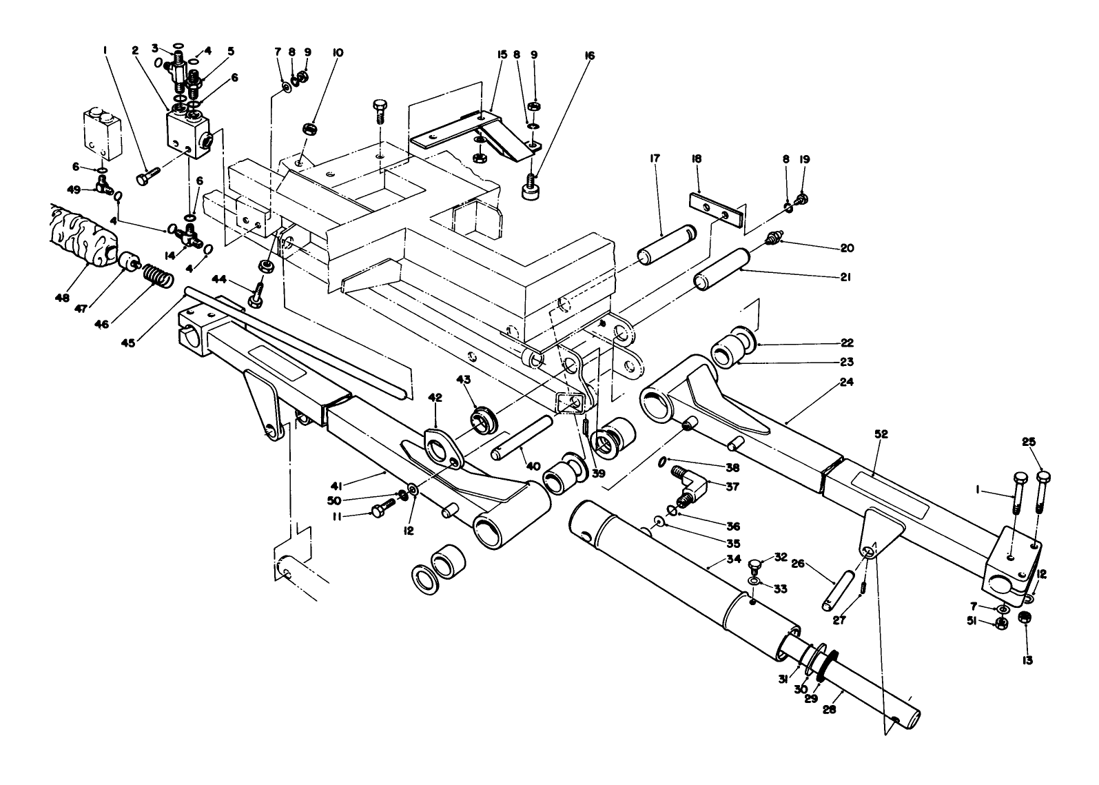 No. 1, 4 & 5 Lift Arms Assembly