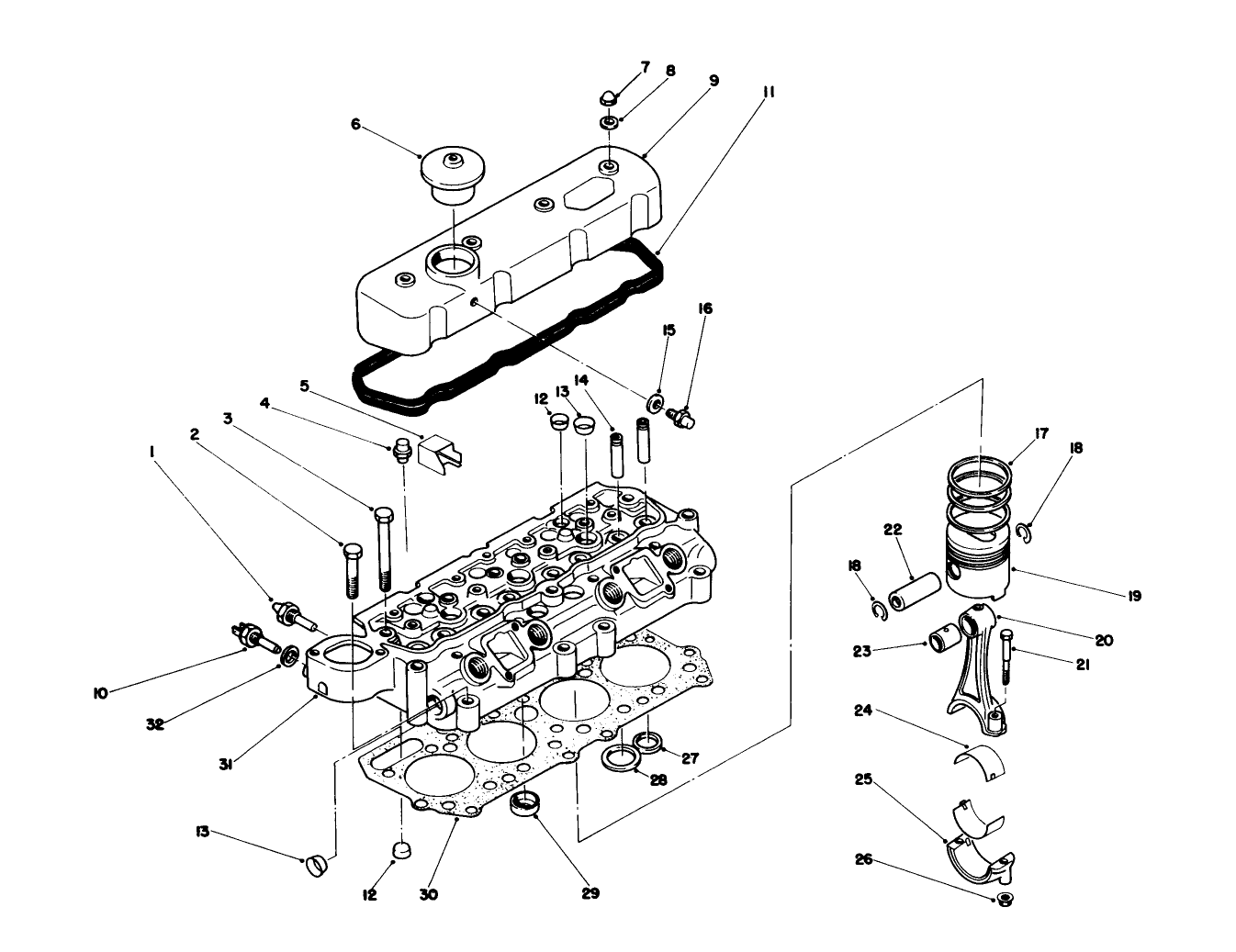 Cylinder Head & Piston Components
