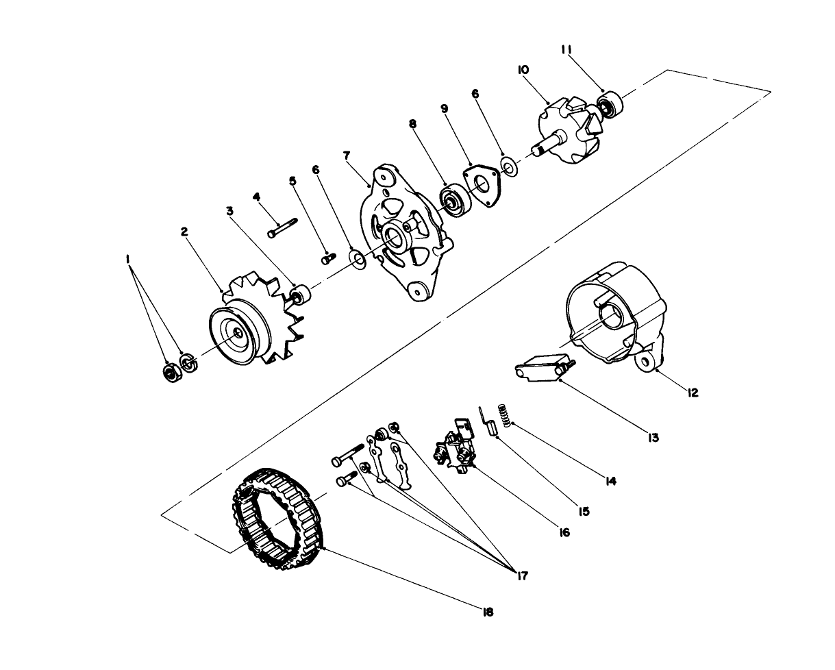 Alternator Assembly No. 60-5420