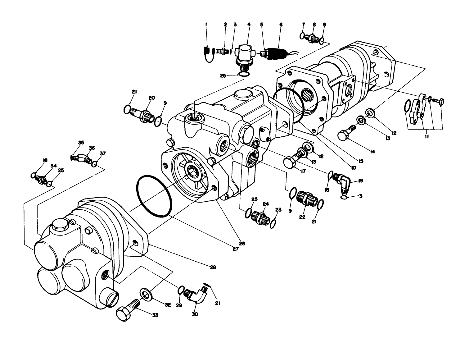 Hydraulic Pump Connections