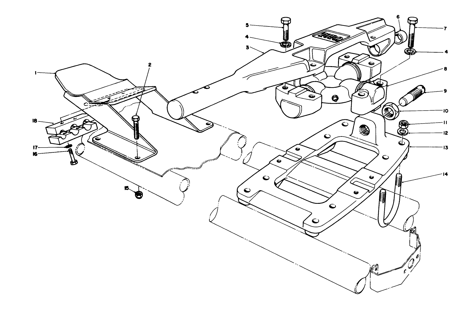 Cutting Unit Flotation Kit Model No. 03760 (continued) (cutting Units No. 4 & 5)