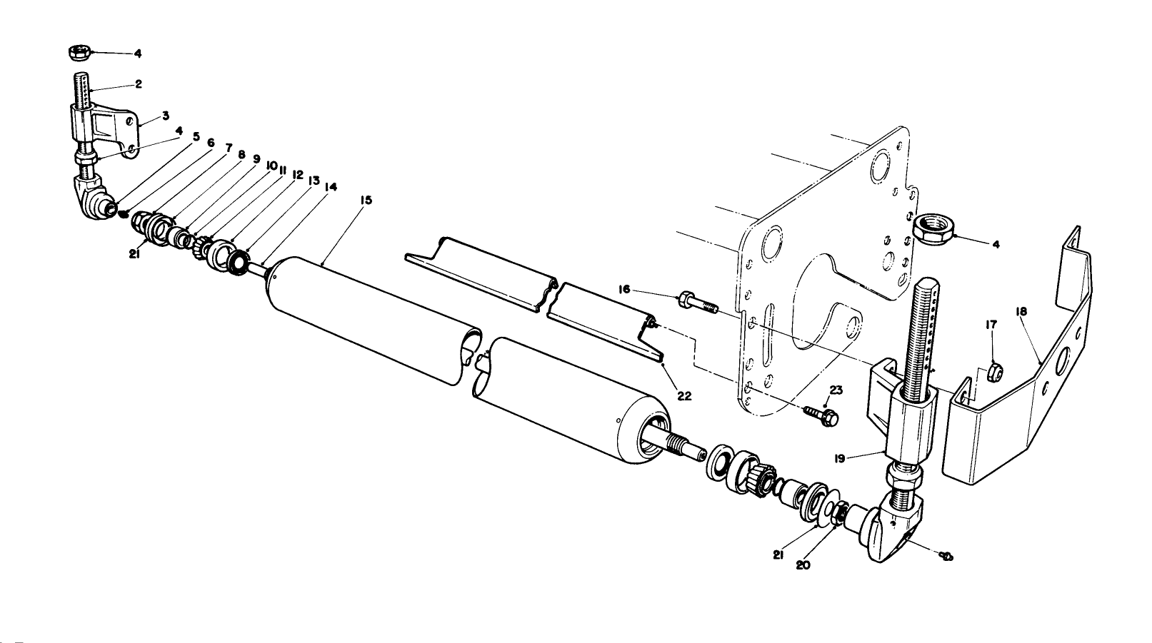 Front Roller Kit Model No. 03742 (optional) Front Roller Scraper Kit Part No. 62-6220 (optional)