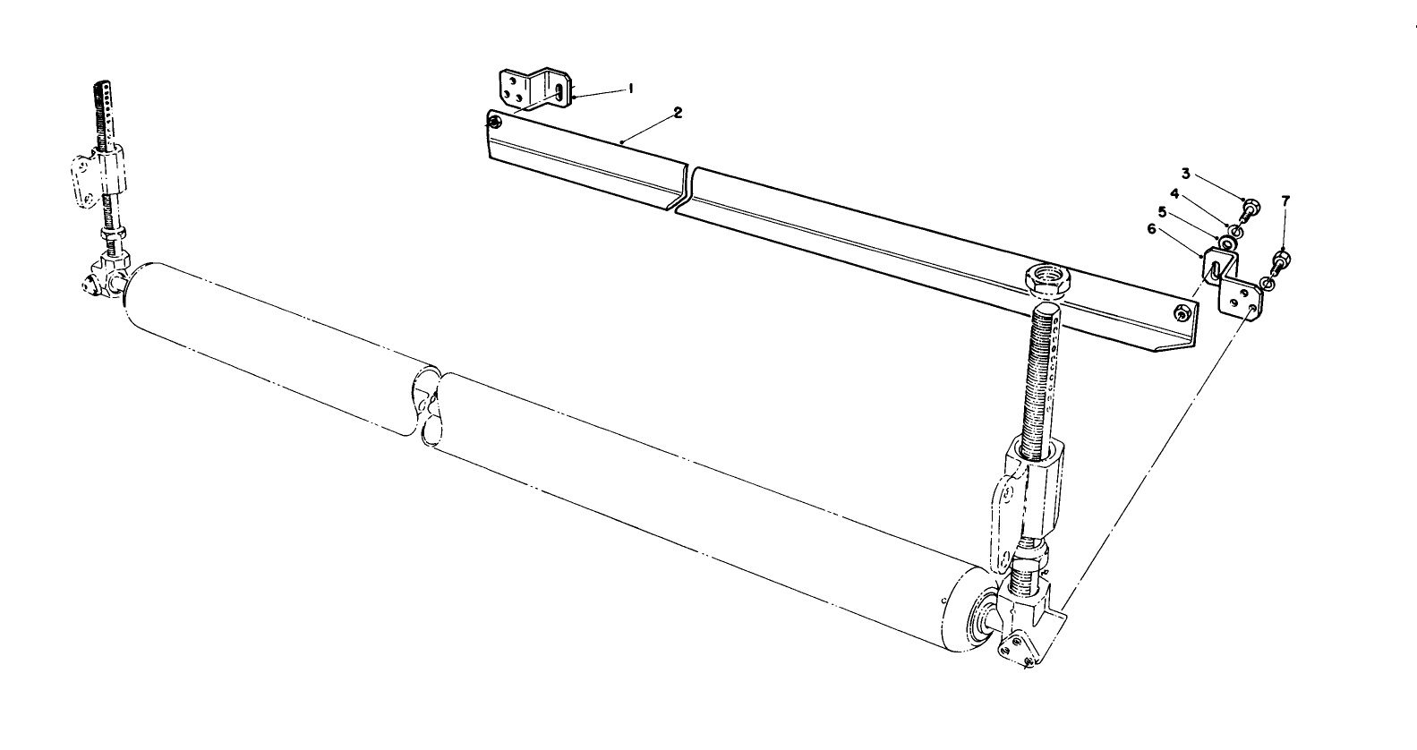 Rear Roller Scraper Kit No. 59-6090 (optional)