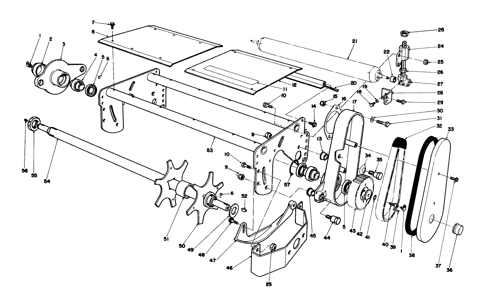 Dethatcher Reel Assemblies R.h. & L.h. (optional) (r.h. Assembly Model No. 03732 L.h. Assembly Model No. 03730)