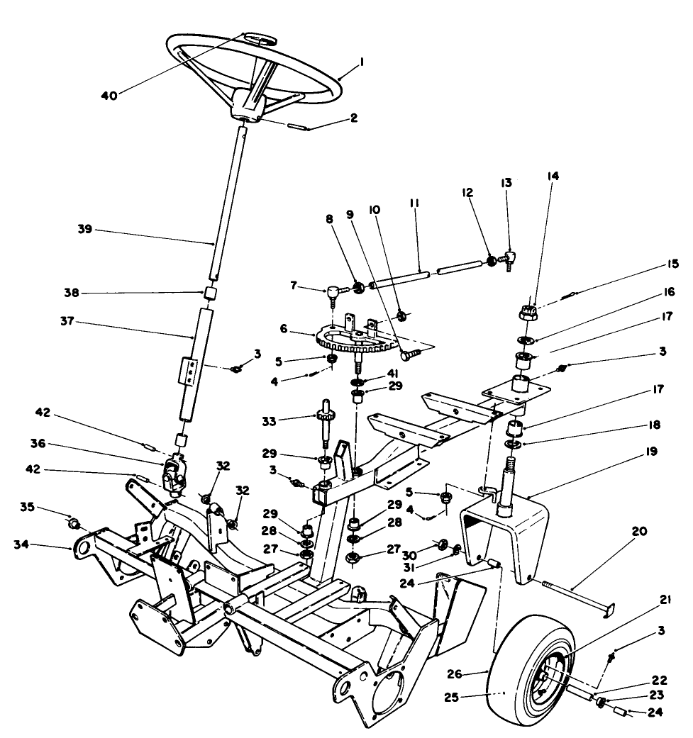 Frame And Steering Assembly