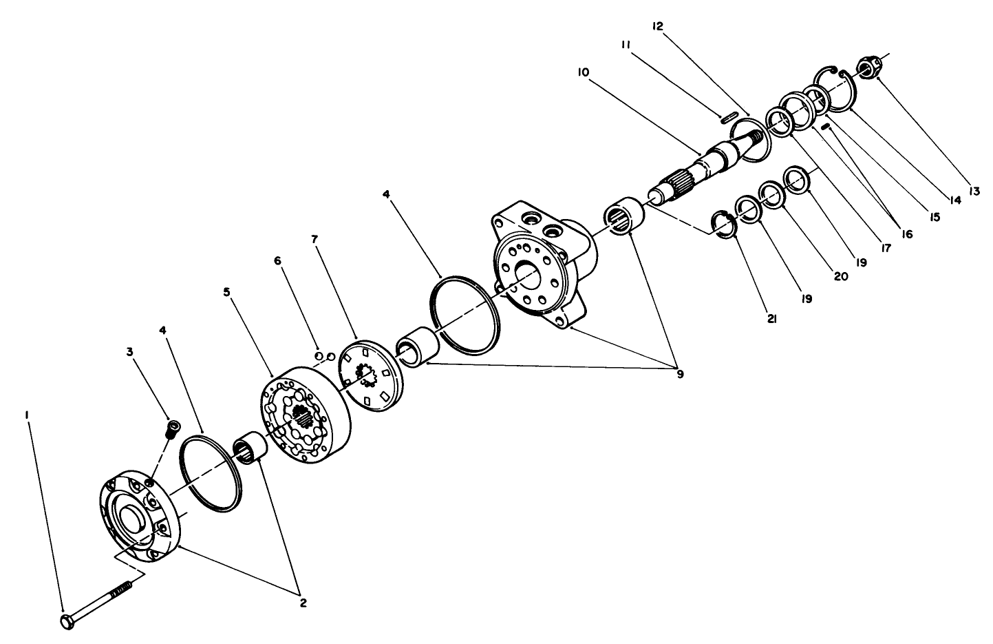 Hydraulic Drive Motor No. 66-5290