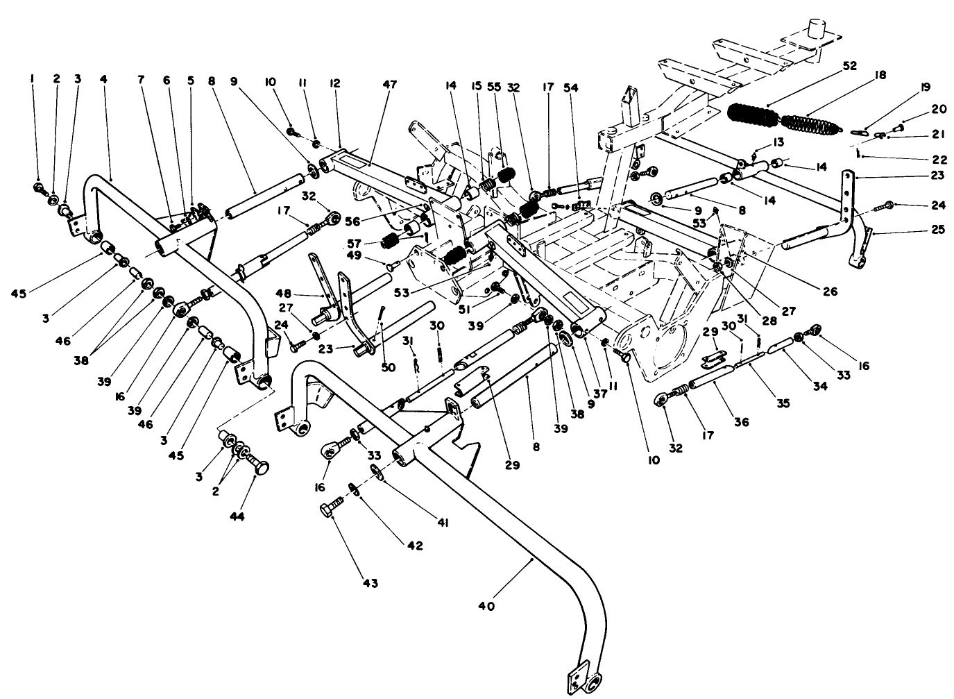 Cutting Unit Carrier Frame Assembly