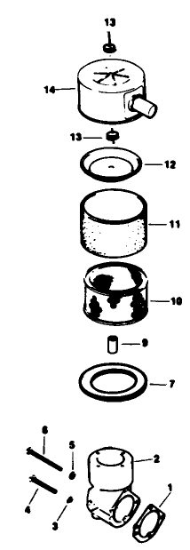 Air Intake Engine Model No. M16 Spec. No. 711526