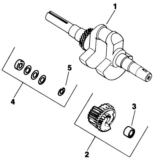 Crankshaft Engine Model No. M16 Spec. No. 711526