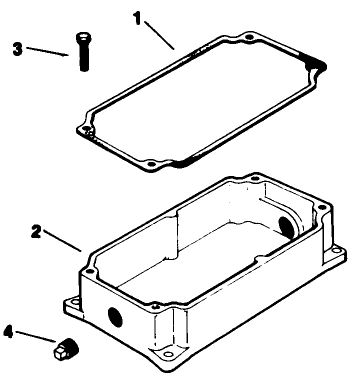 Oil Pan Engine Model No. M16 Spec. No. 711526