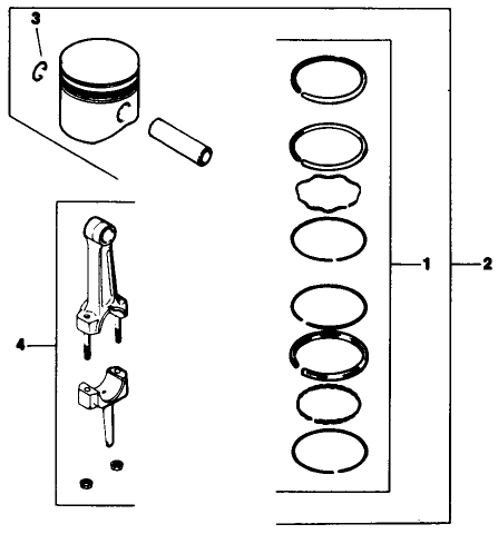 Piston & Rod Engine Model No. M16 Spec. No. 711526