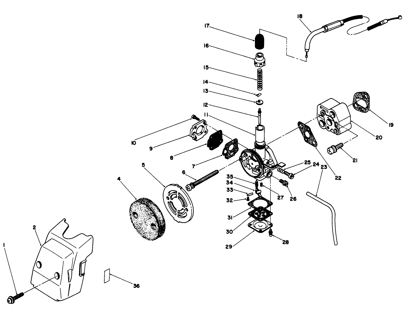 Carburetor & Air Cleaner Assembly