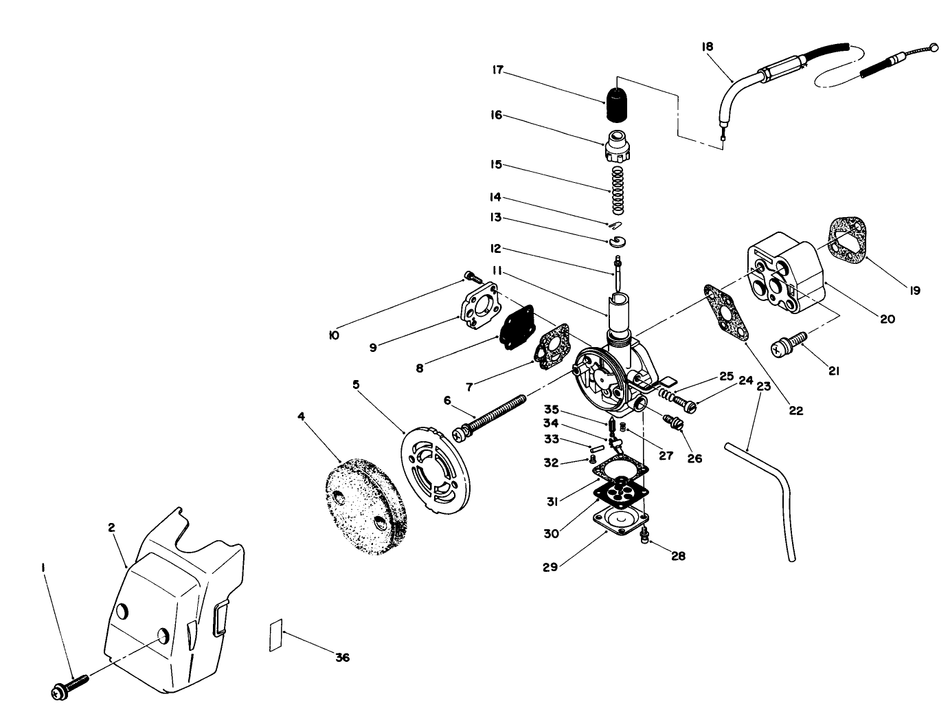 Carburetor & Air Cleaner Assembly
