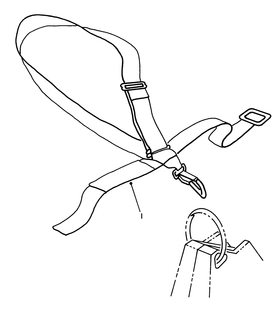 Deluxe Shoulder Belt Harness (optional)