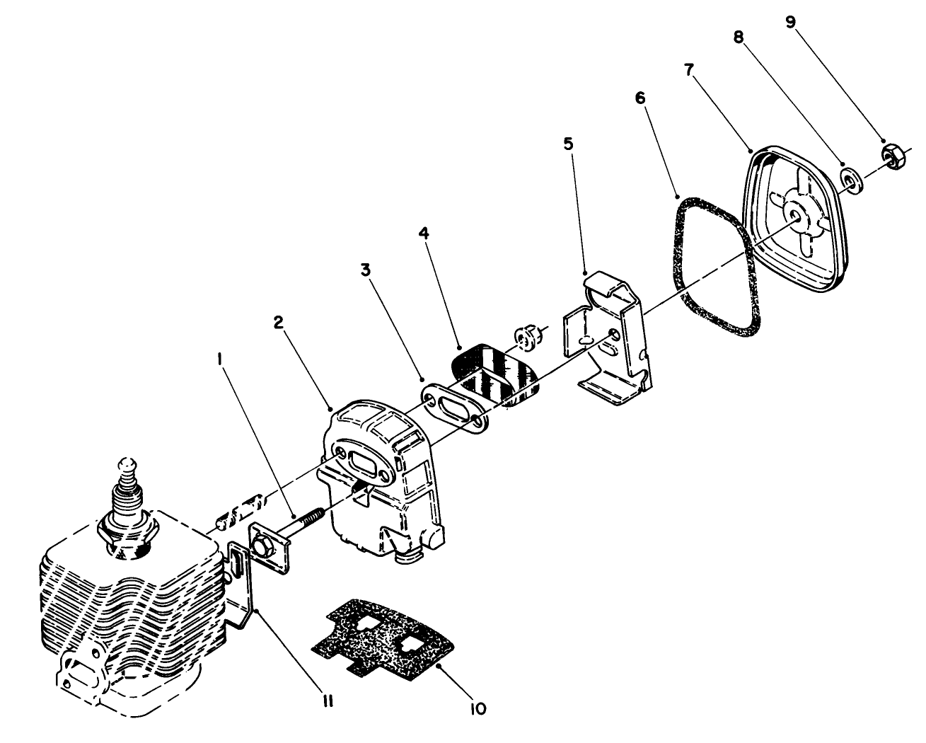 Spark Arrestor Muffler Kit 65-4300 (optional)